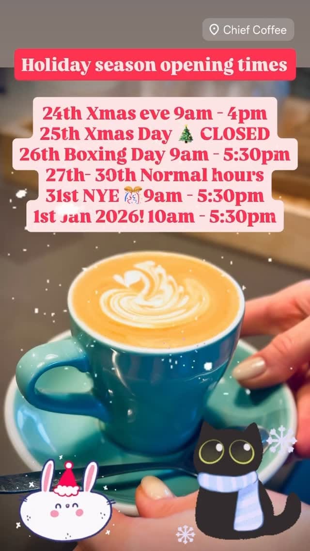 Post 2 by Chief Coffee on Instagram (video)