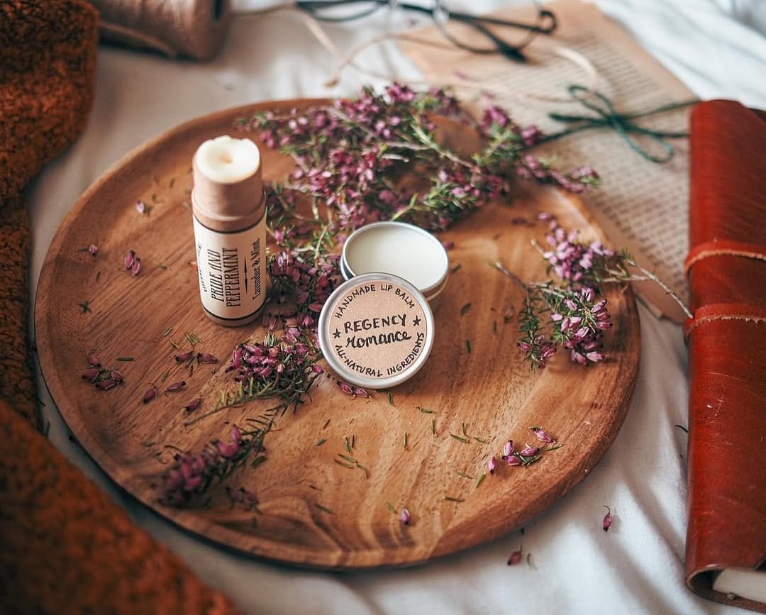 Post 8 by Literary Lip Balms | Natural Skincare for Bookworms on Instagram (carousel)