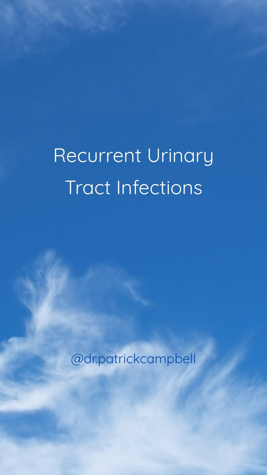 Post 5 by Dr Patrick Campbell on Instagram (video)
