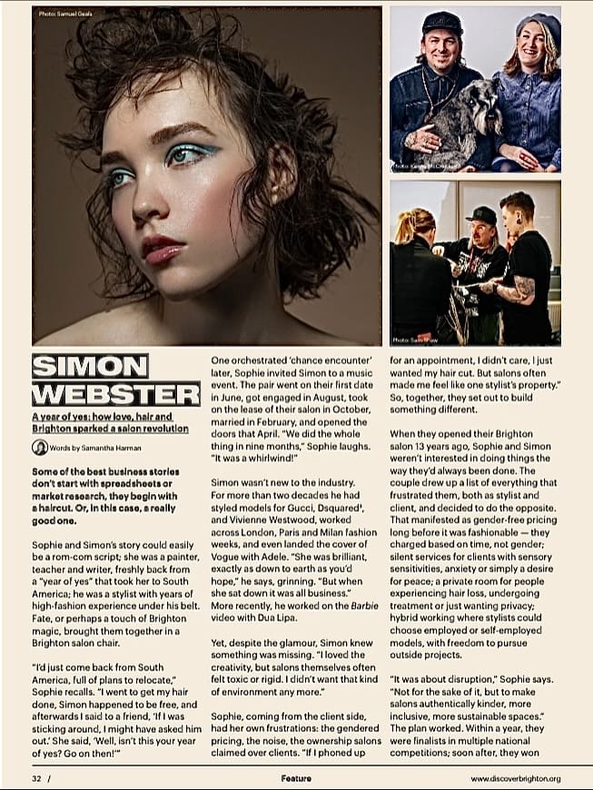 Post 8 by Simon Webster Hair on Instagram (carousel)