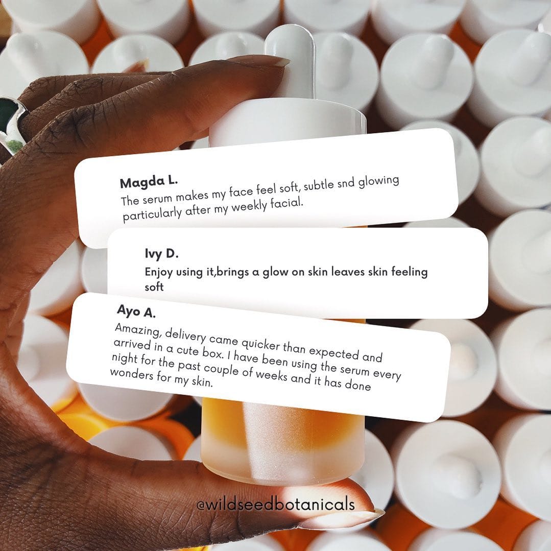 Post 4 by Wild Seed Botanicals | Skincare on Instagram (image)