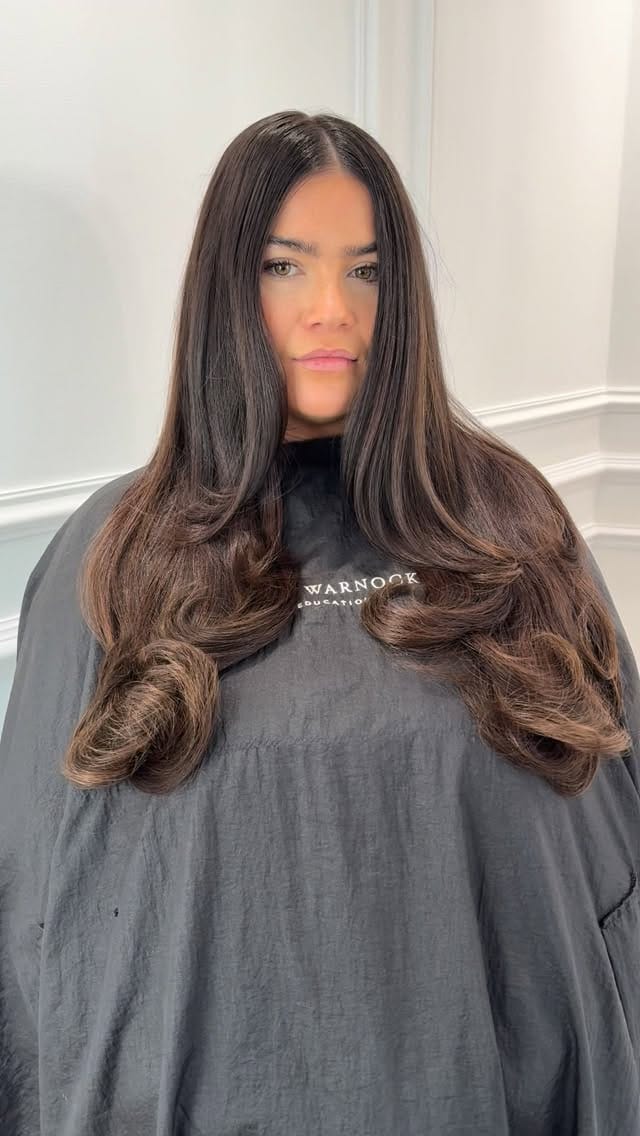 Post 6 by Morgan Warnock Hair & Education on Instagram (video)