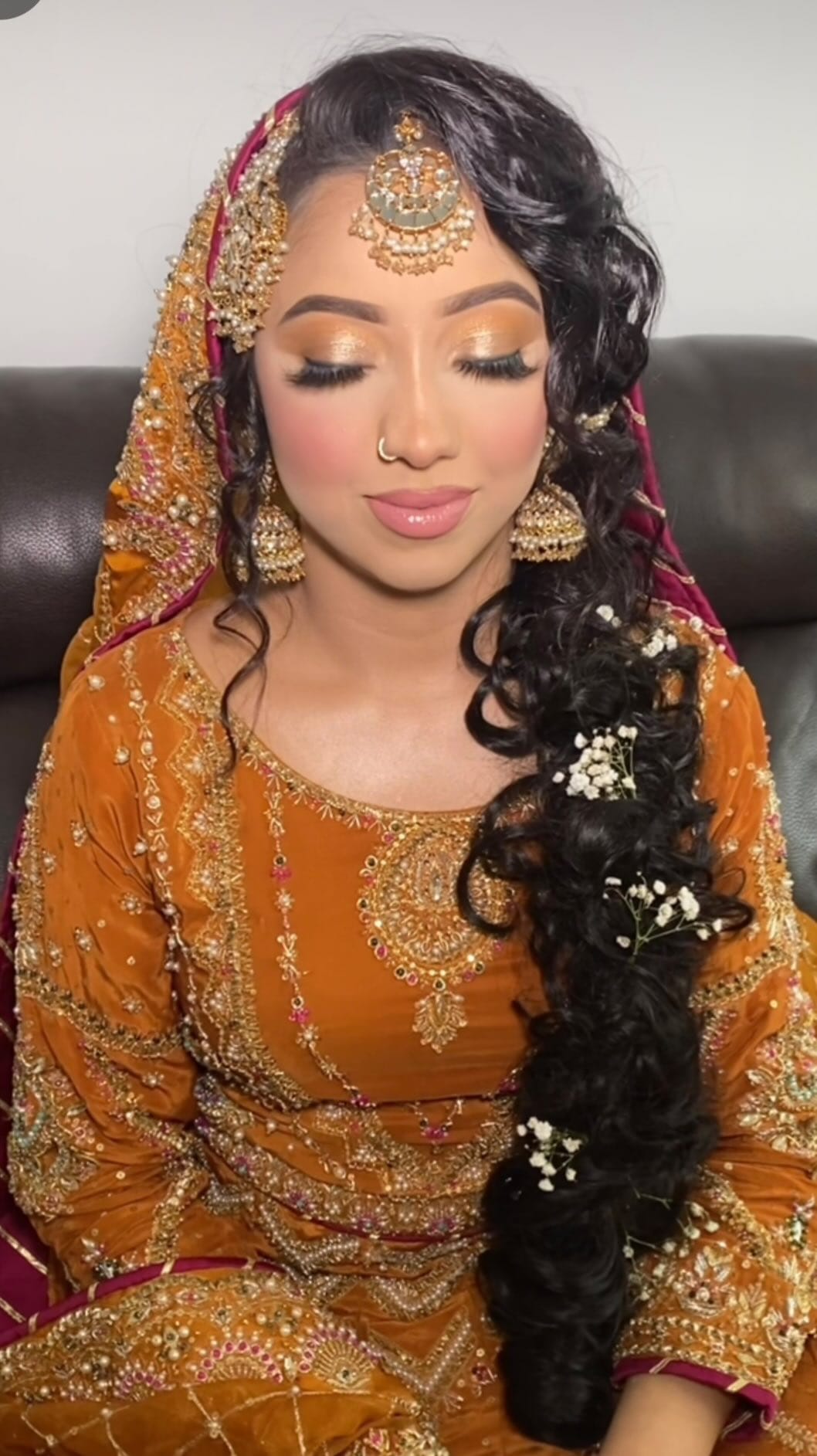 Post 2 by Bridal Hair & Makeup By Kat on Instagram (video)