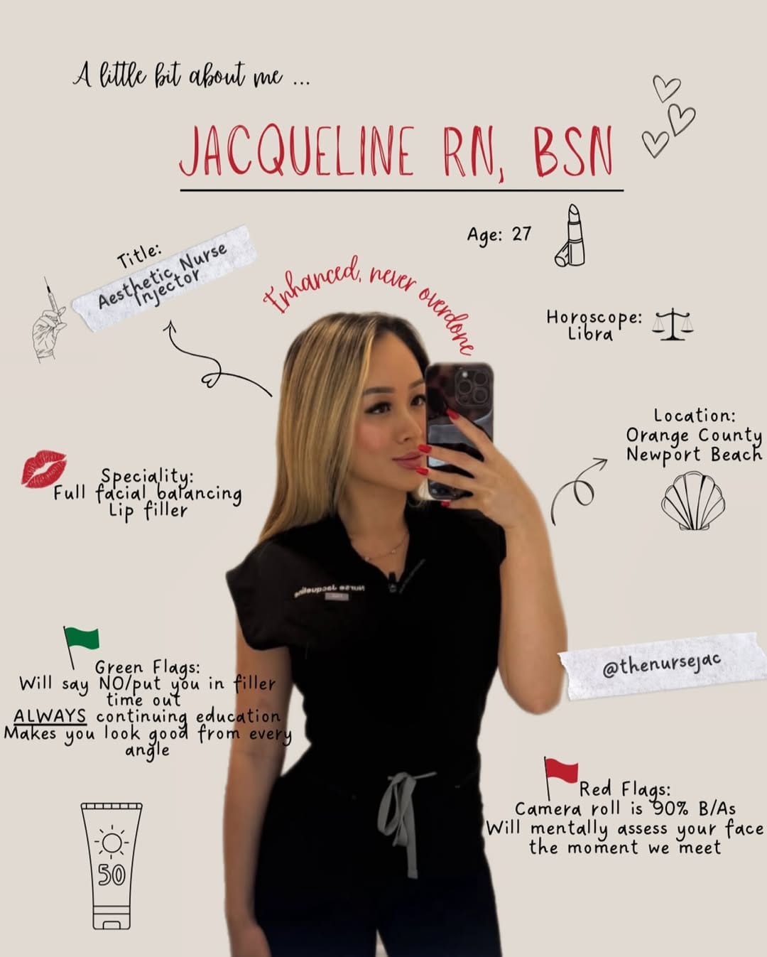 Post 9 by Nurse Jacqueline | OC Injector on Instagram (image)