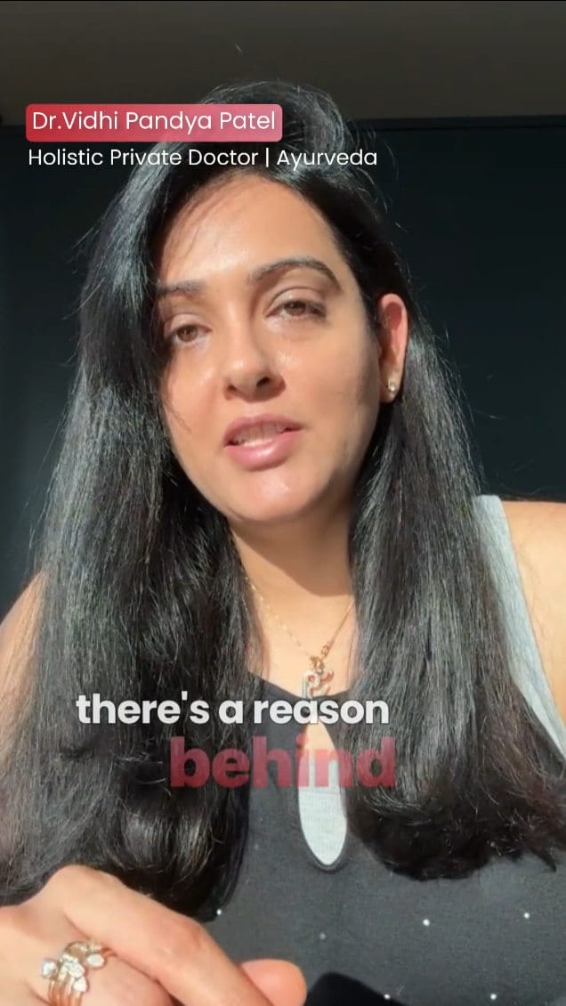 Post 3 by Dr.Vidhi Pandya Patel on Instagram (video)