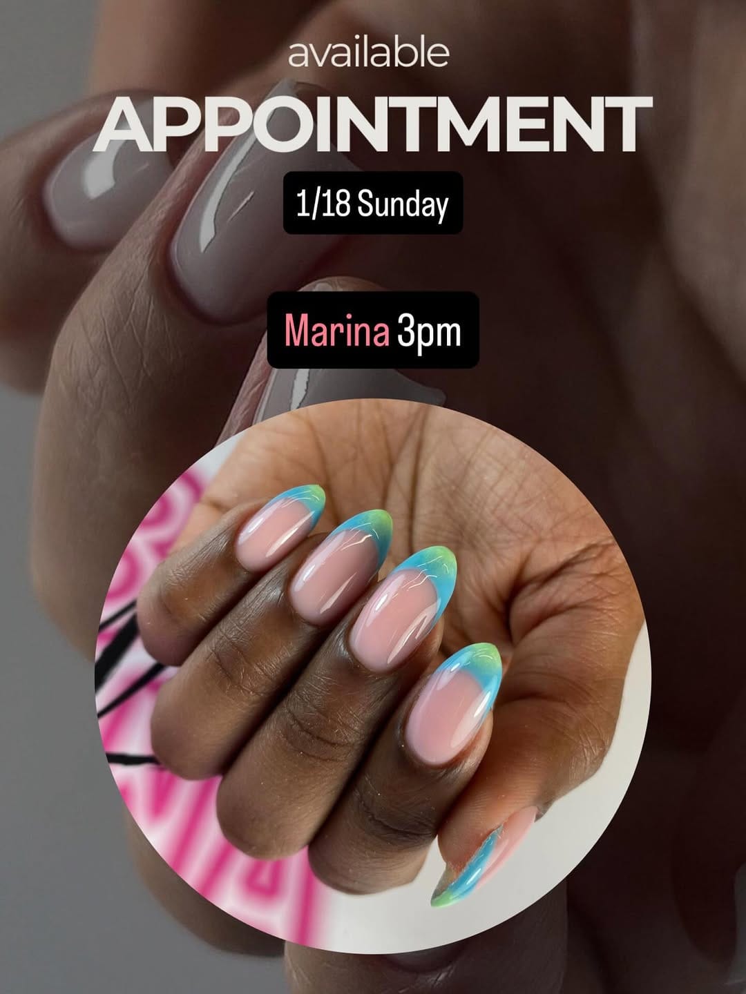 Post 1 by MANICURE💅🏽PEDICURE🦶🏽PODOLOGY👣BROWS📍BROOKLYN | NEW YORK on Instagram (image)
