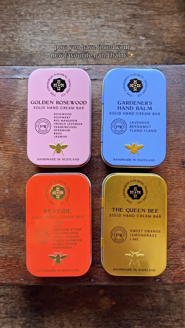 Post 5 by Edinburgh Natural Skincare on Instagram (video)