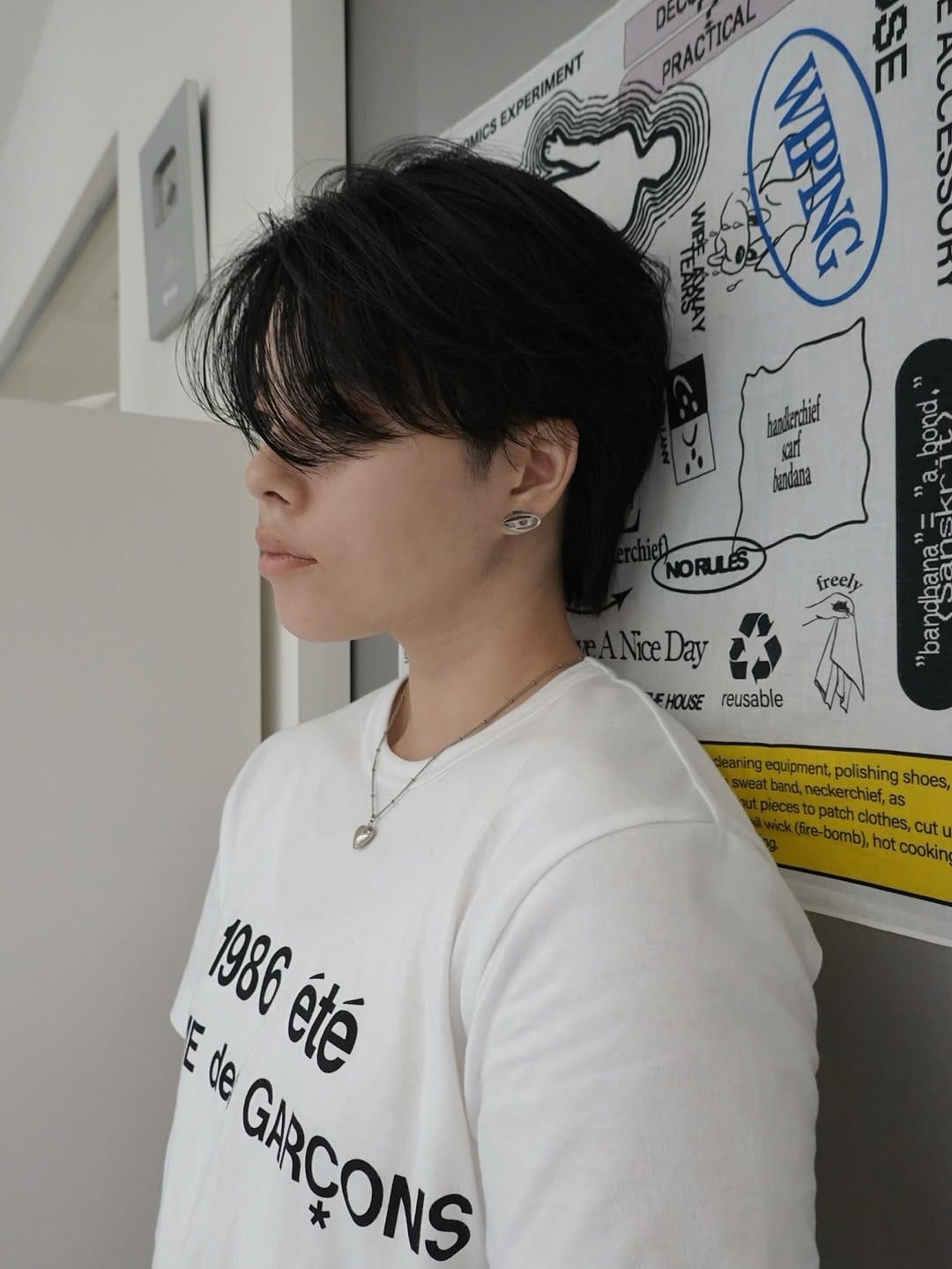 Post 9 by 𝕂𝔸ℍ𝕆  LGBTQ＋/センターパートウルフ/刈り上げ/パーマ on Instagram (carousel)