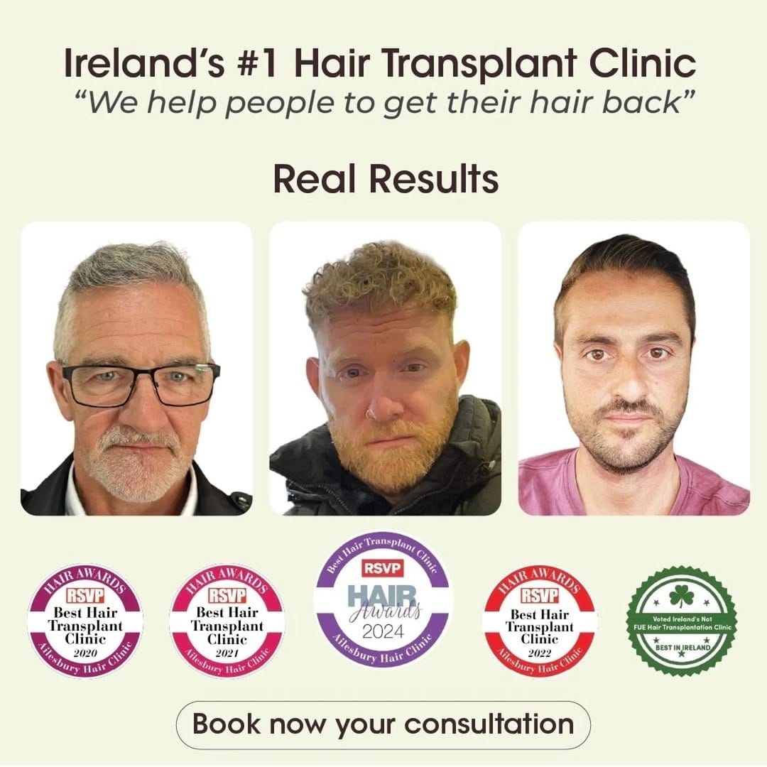 Post 4 by Ailesbury Hair Fleming Place Clinic on Instagram (image)