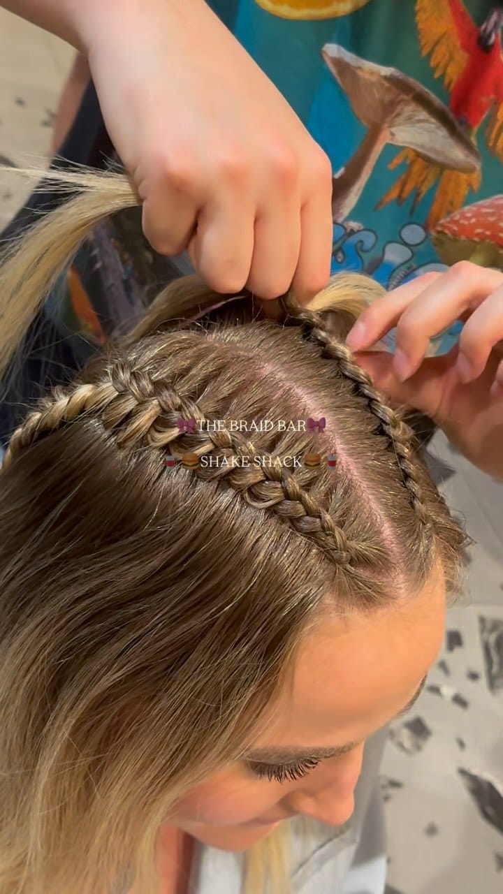 Post 9 by THE BRAID BAR on Instagram (video)