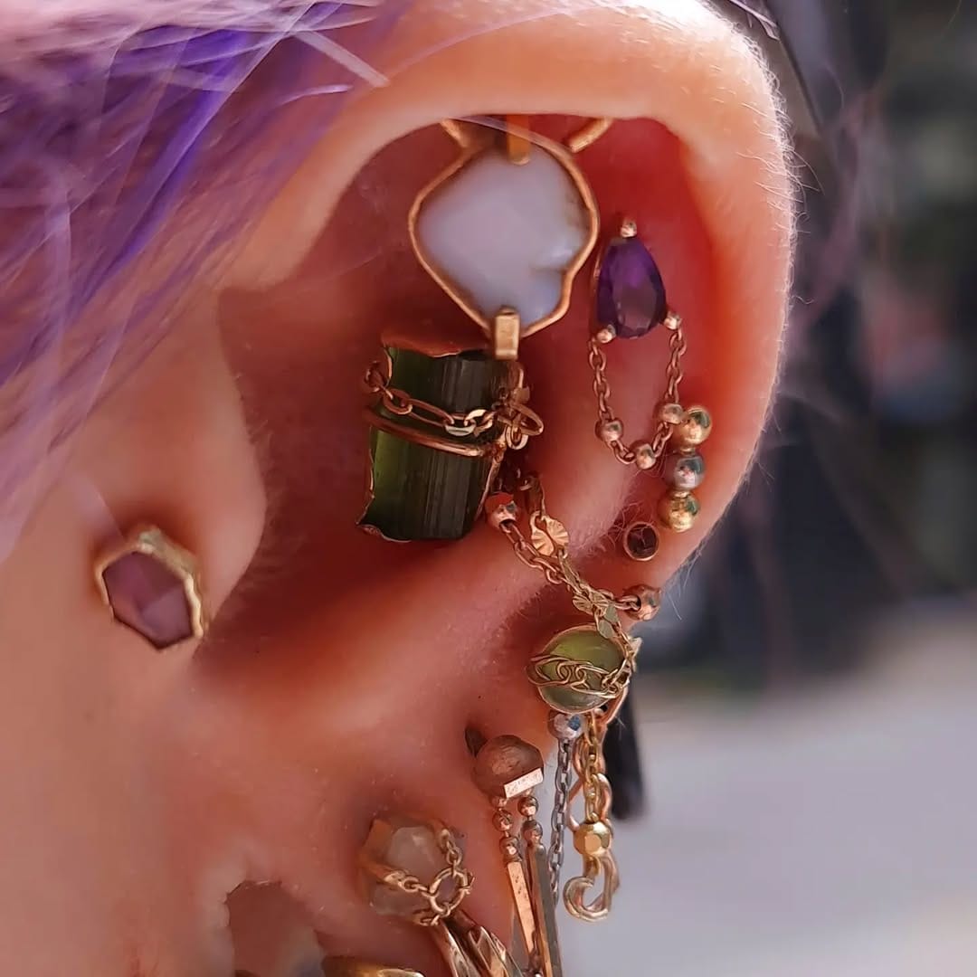 Post 9 by Ear stylist | Piercings | Permanent Jewellery on Instagram (image)