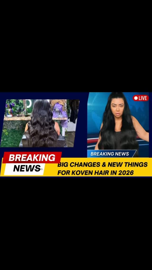 Post 4 by Koven Hair extensions on Instagram (video)