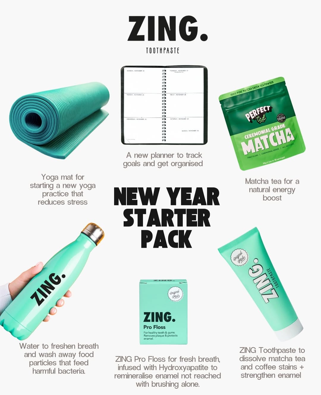 Post 6 by ZING. | enamel whitening toothpaste on Instagram (image)