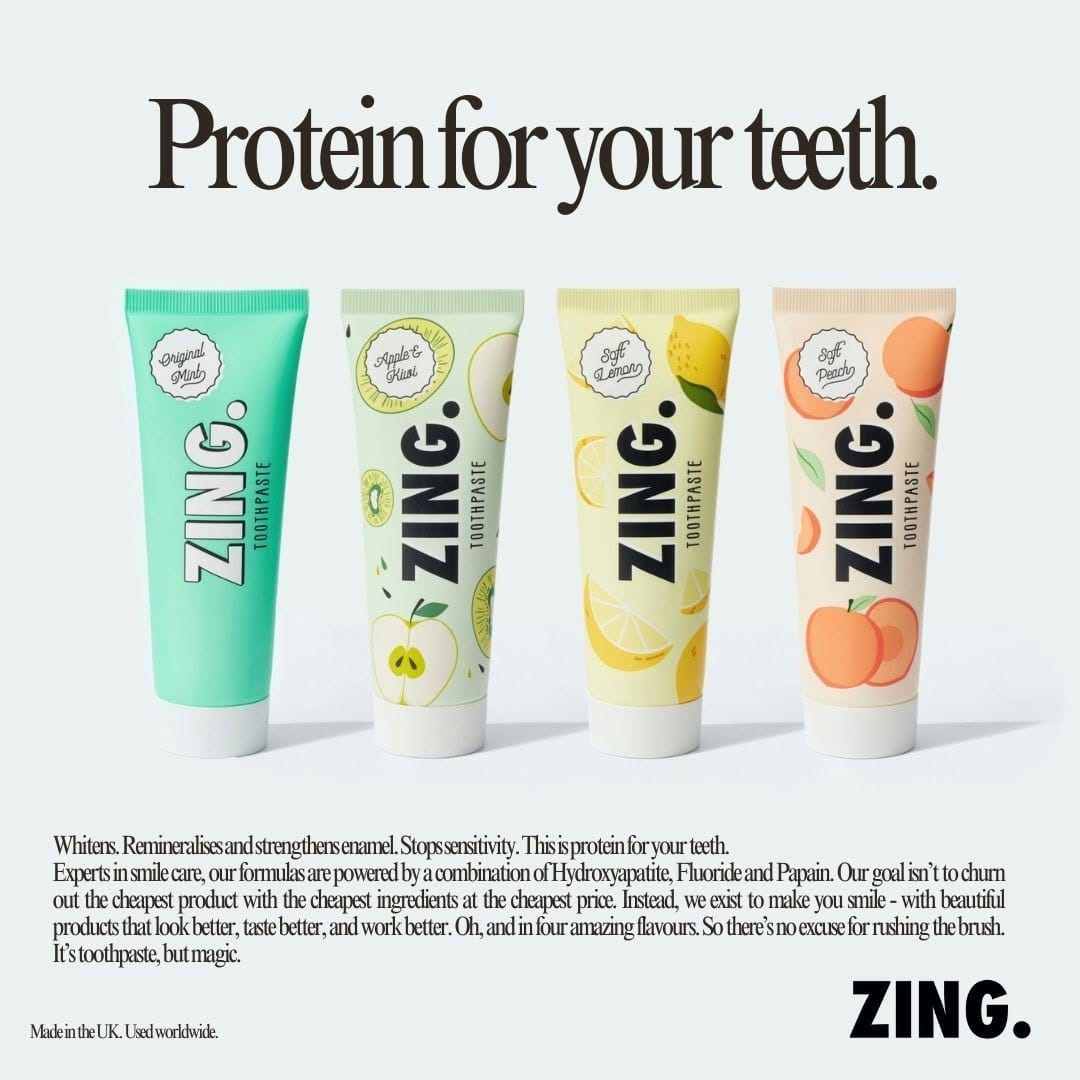Post 9 by ZING. | enamel whitening toothpaste on Instagram (image)
