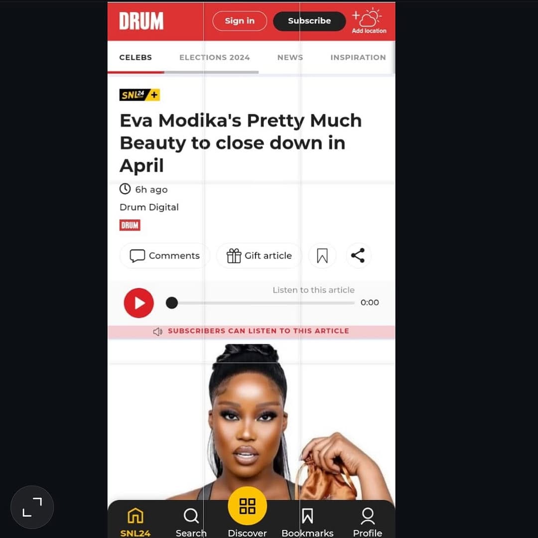 Post 5 by PRETTYMUCHBEAUTYSA on Instagram (image)