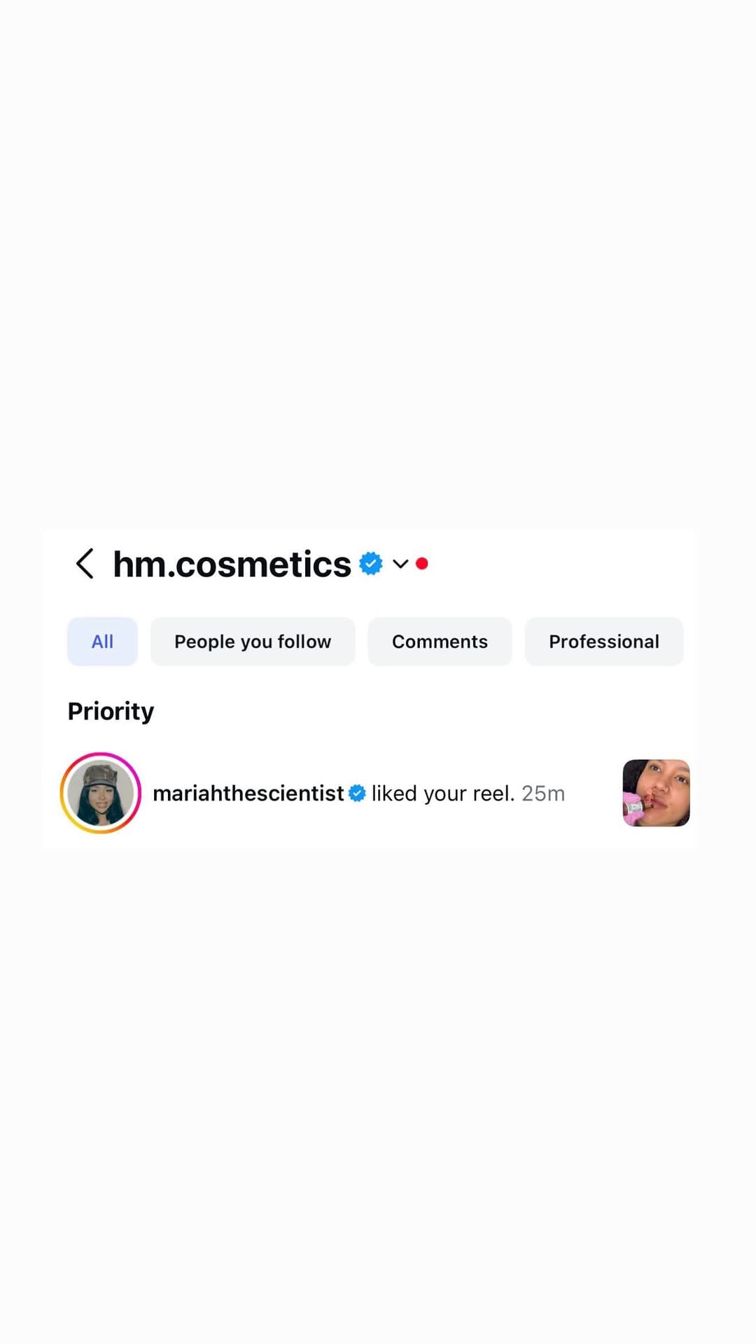 Post 4 by HM COSMETICS | CELEBRITY BEAUTY & AESTHETICS on Instagram (video)
