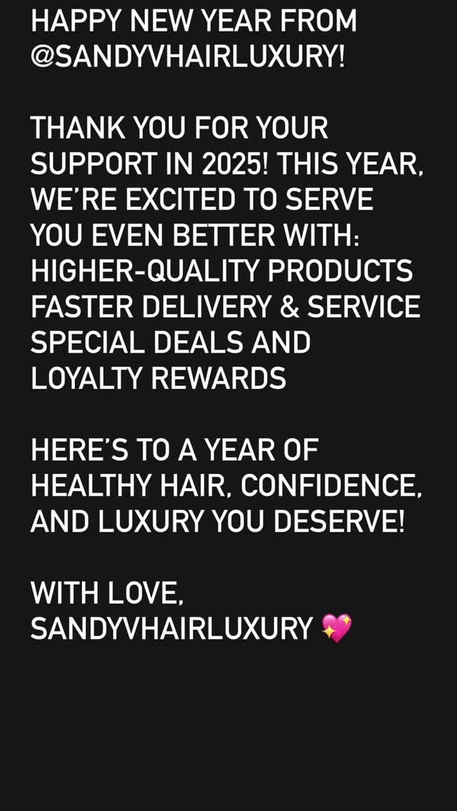 Post 5 by Sandyv Hairluxury on Instagram (video)