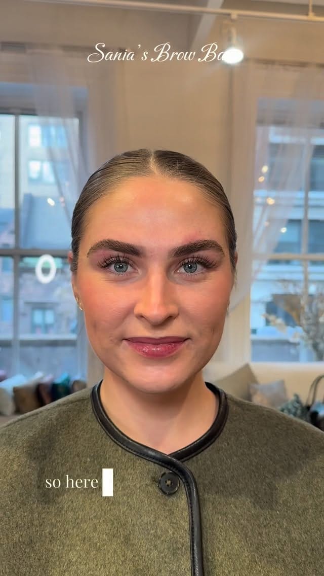 Post 10 by Sania's Brow Bar on Instagram (video)