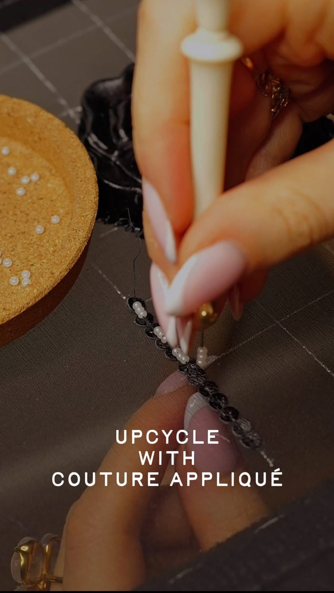 Post 9 by Embroideress Couture - Hand Embroidery - Design Atelier - London on Instagram (video)
