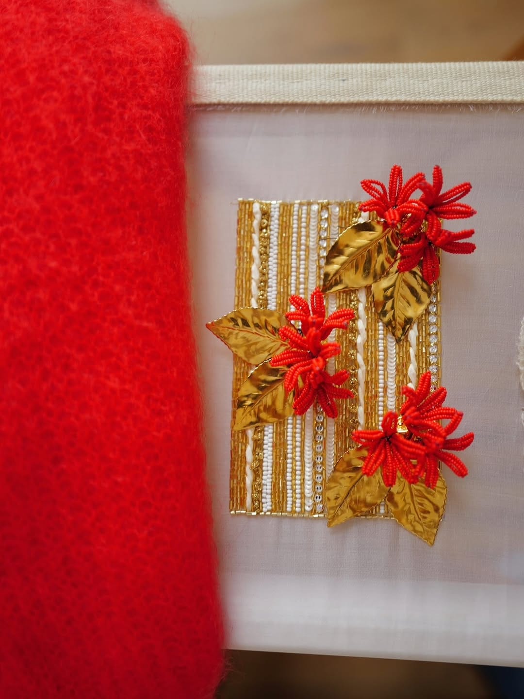 Post 8 by Embroideress Couture - Hand Embroidery - Design Atelier - London on Instagram (carousel)