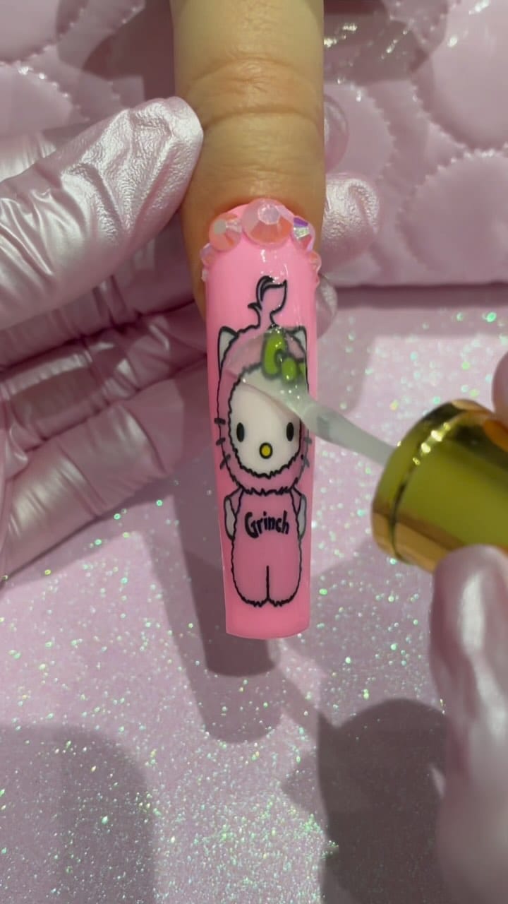Post 6 by Shopkeeki Nail Stickers Store on Instagram (video)