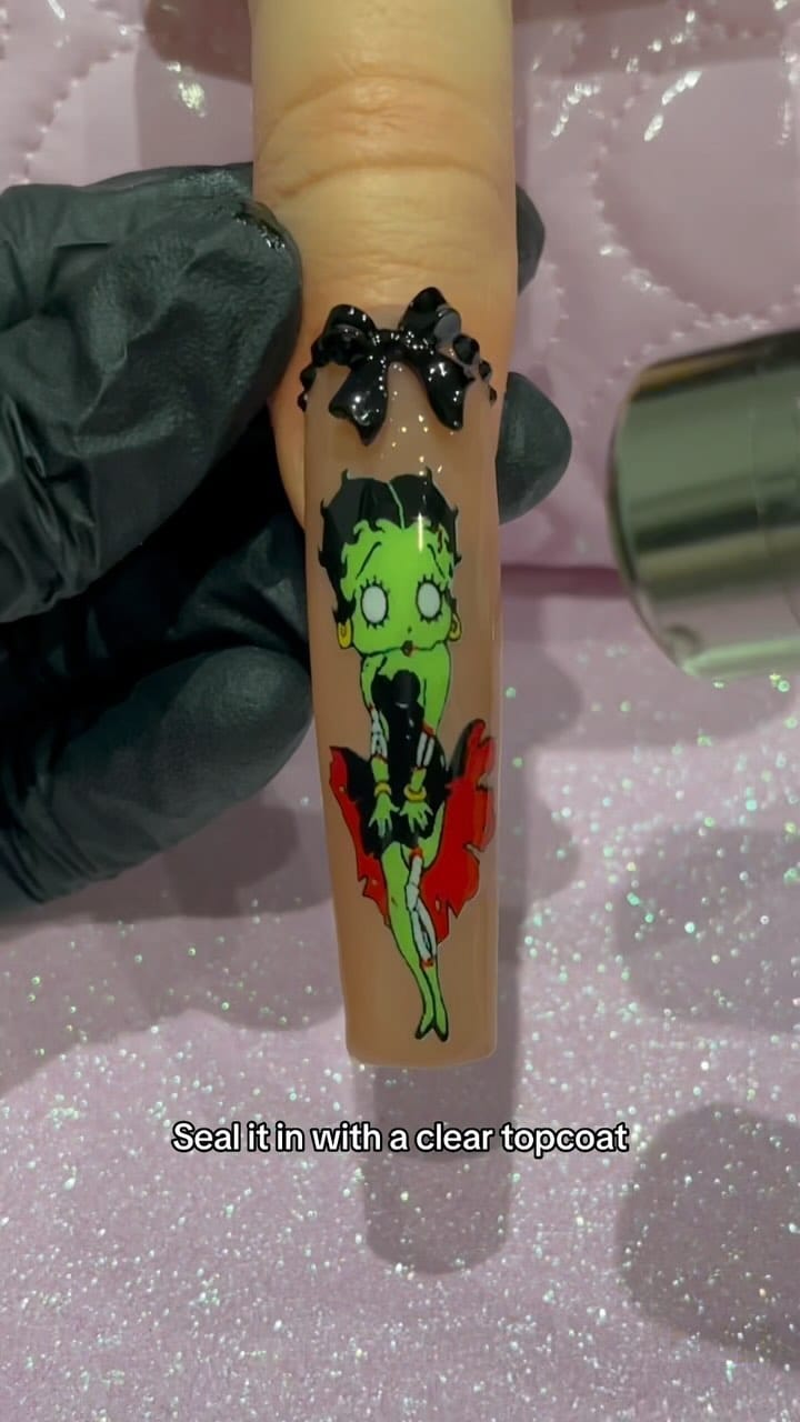 Post 8 by Shopkeeki Nail Stickers Store on Instagram (video)
