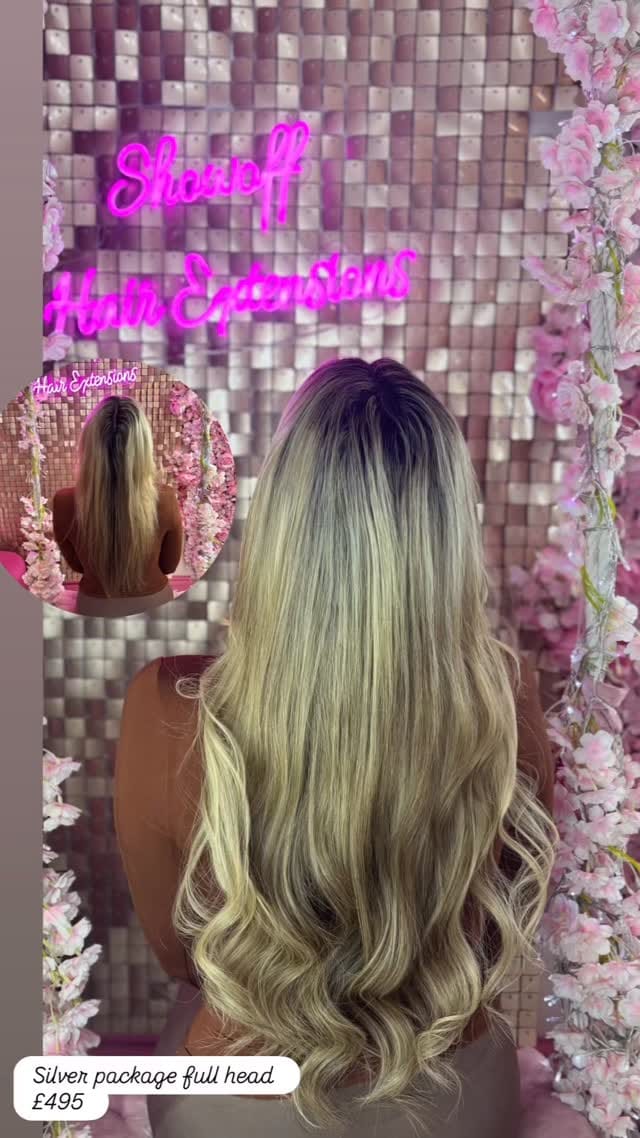 Post 1 by Showoff hair extensions on Instagram (video)