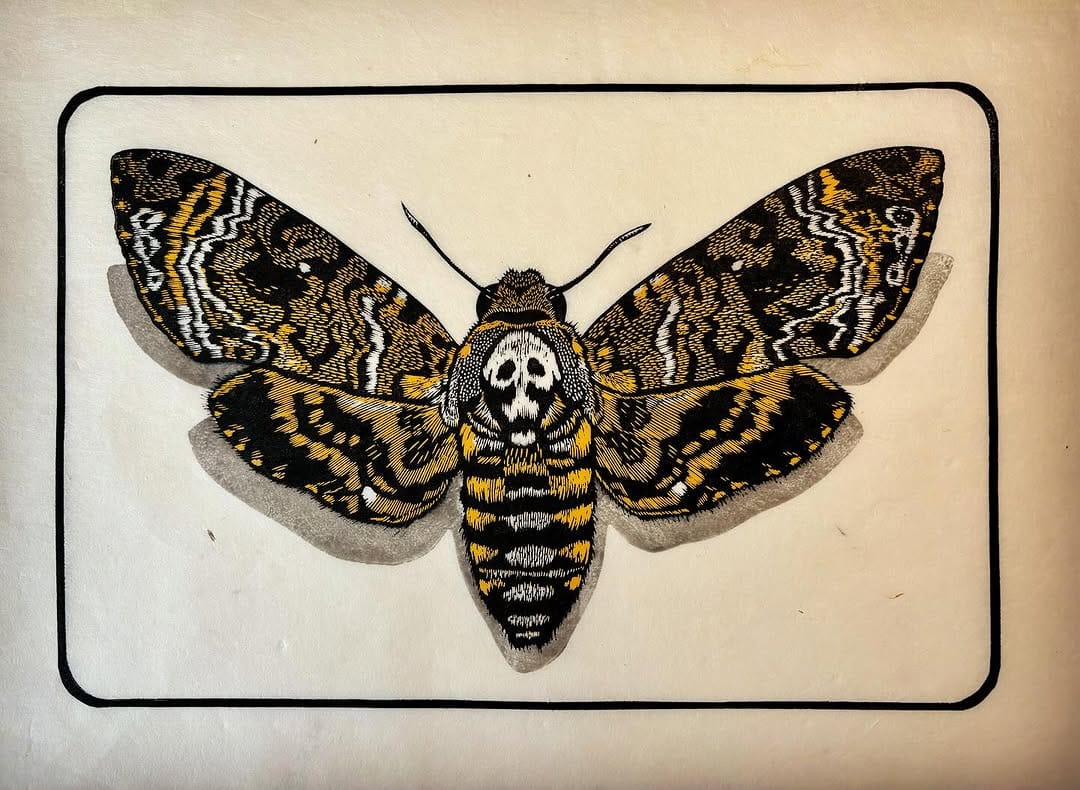 Post 10 by Matt Hooper - Printmaker on Instagram (image)