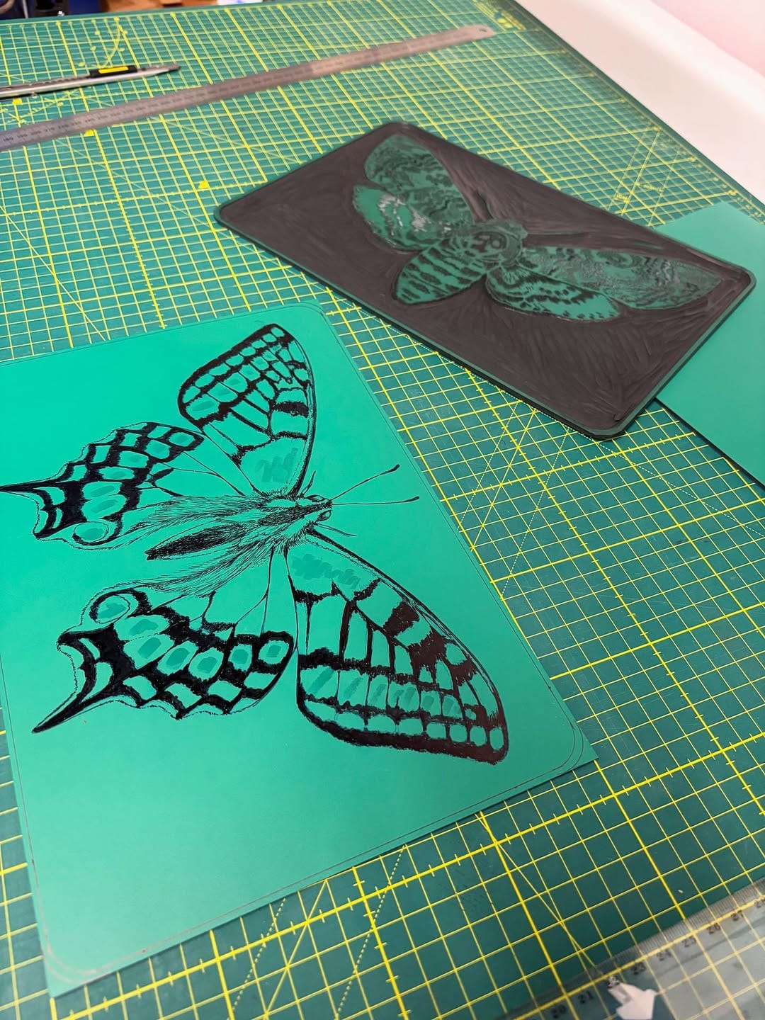 Post 3 by Matt Hooper - Printmaker on Instagram (image)