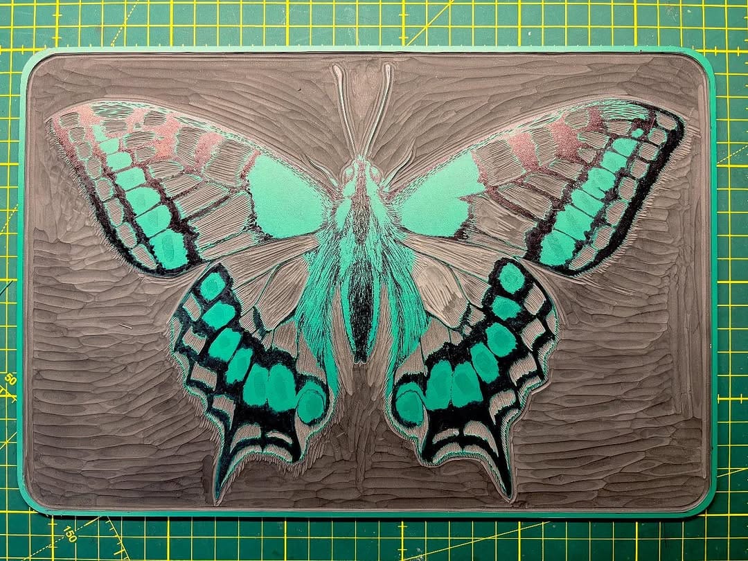 Post 2 by Matt Hooper - Printmaker on Instagram (carousel)
