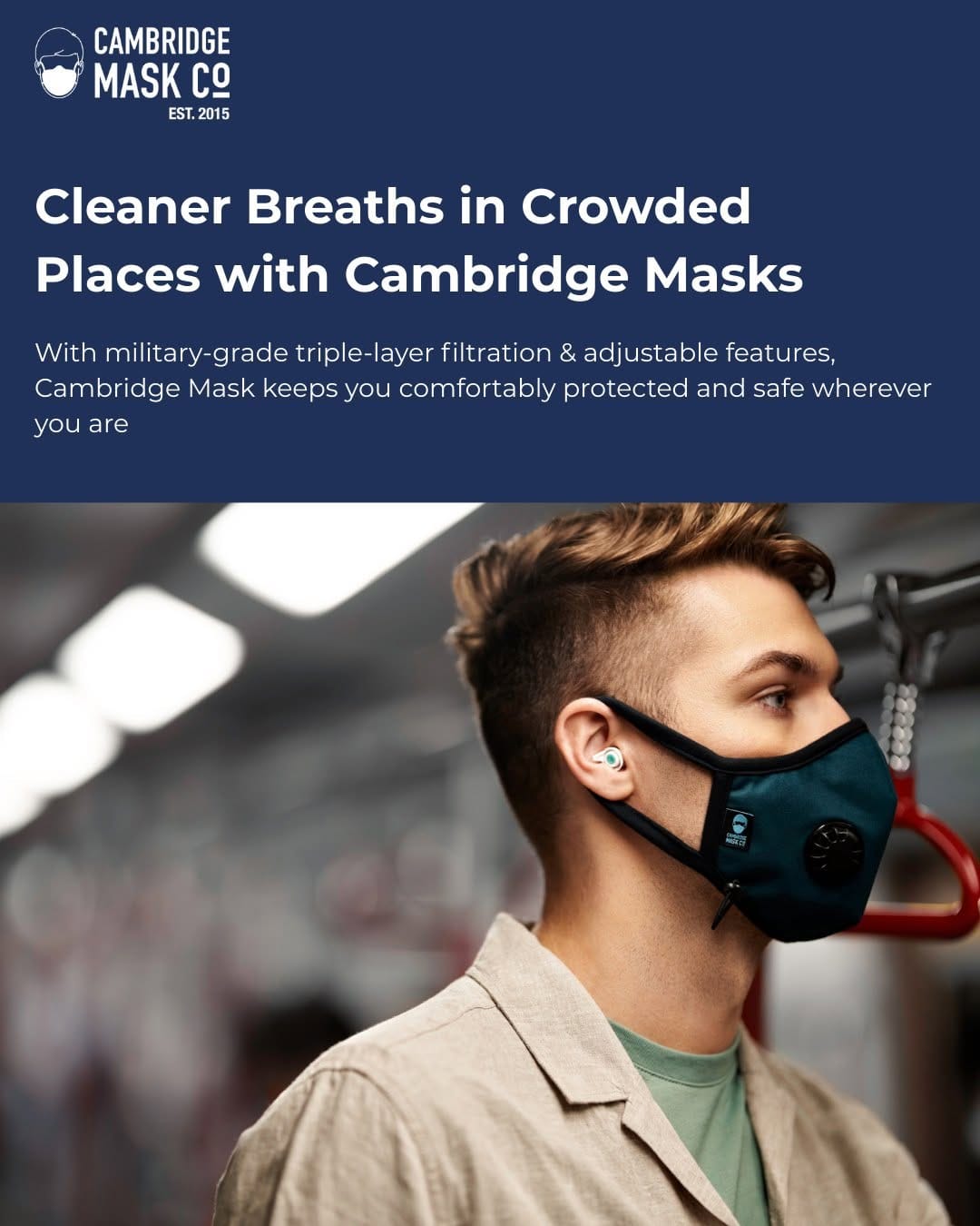 Post 2 by Cambridge Mask | Founded 2015 on Instagram (image)