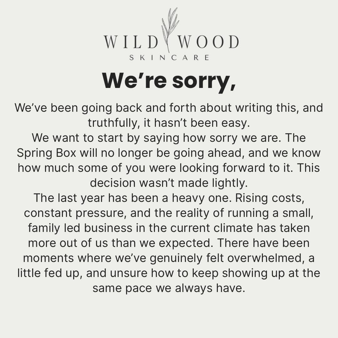 Post 2 by Wild + Wood Skincare ™️ on Instagram (carousel)