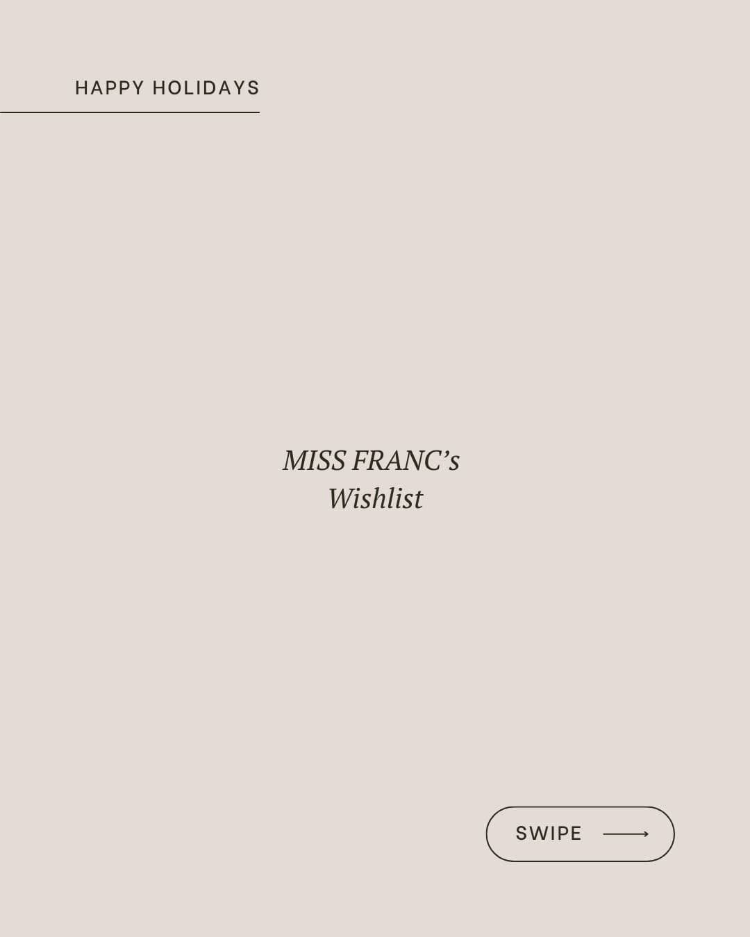Post 8 by MISS FRANC on Instagram (carousel)