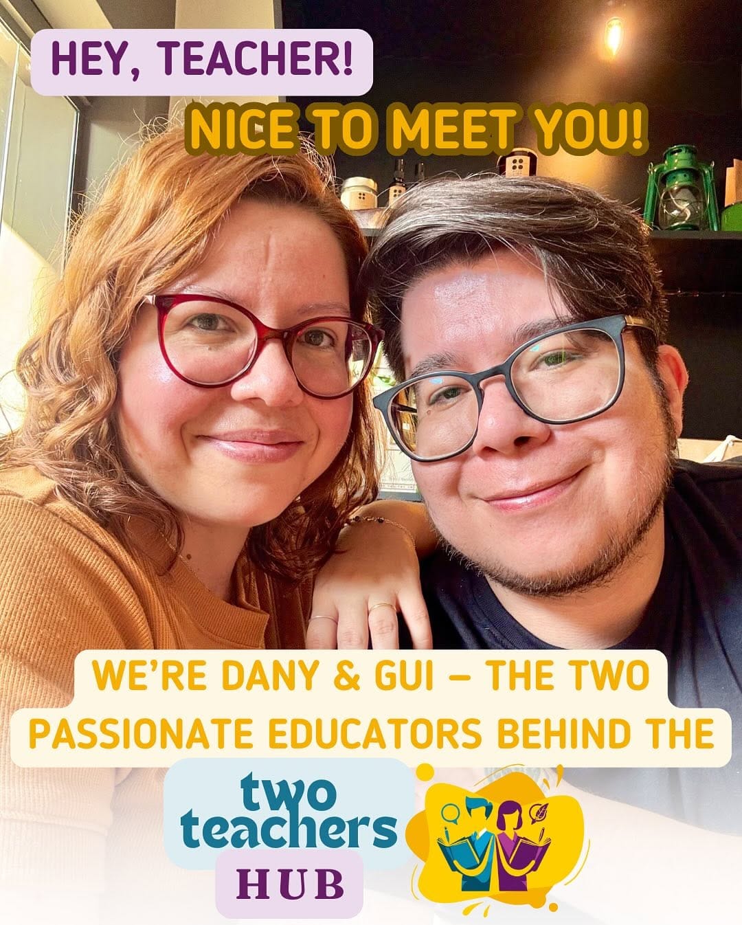 Post 8 by Gui & Dany l Professores de Inglês l elt on Instagram (carousel)