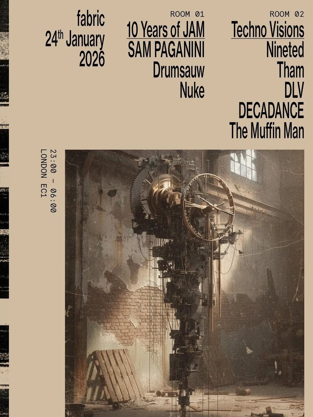 Post 8 by London Techno on Instagram (image)
