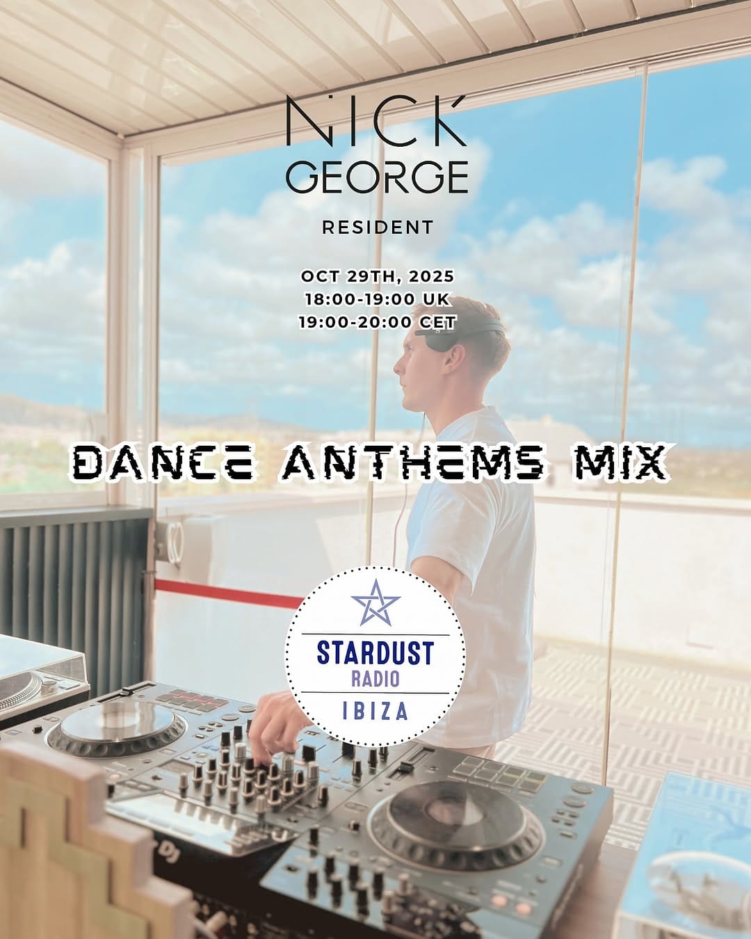 Post 3 by Nick George | DJ on Instagram (image)