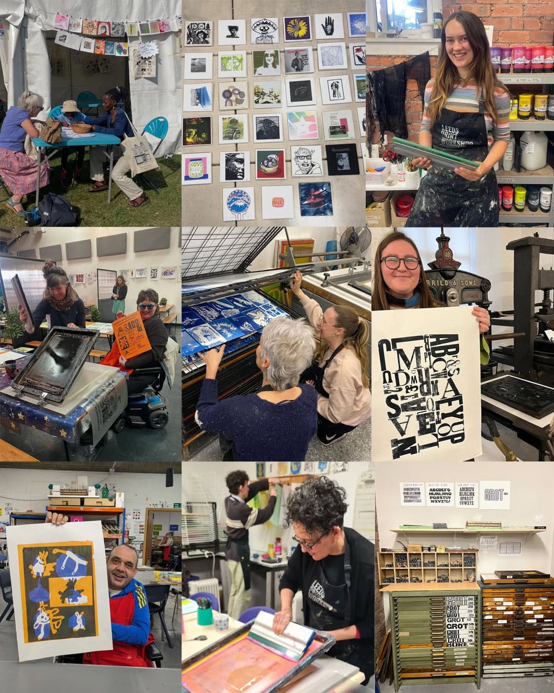 Post 7 by Leeds Print Workshop on Instagram (image)