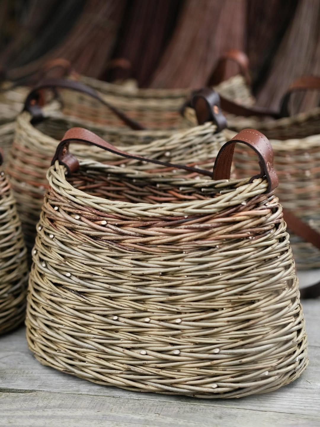 Post 3 by Rachel Bower | Basketmaker on Instagram (carousel)