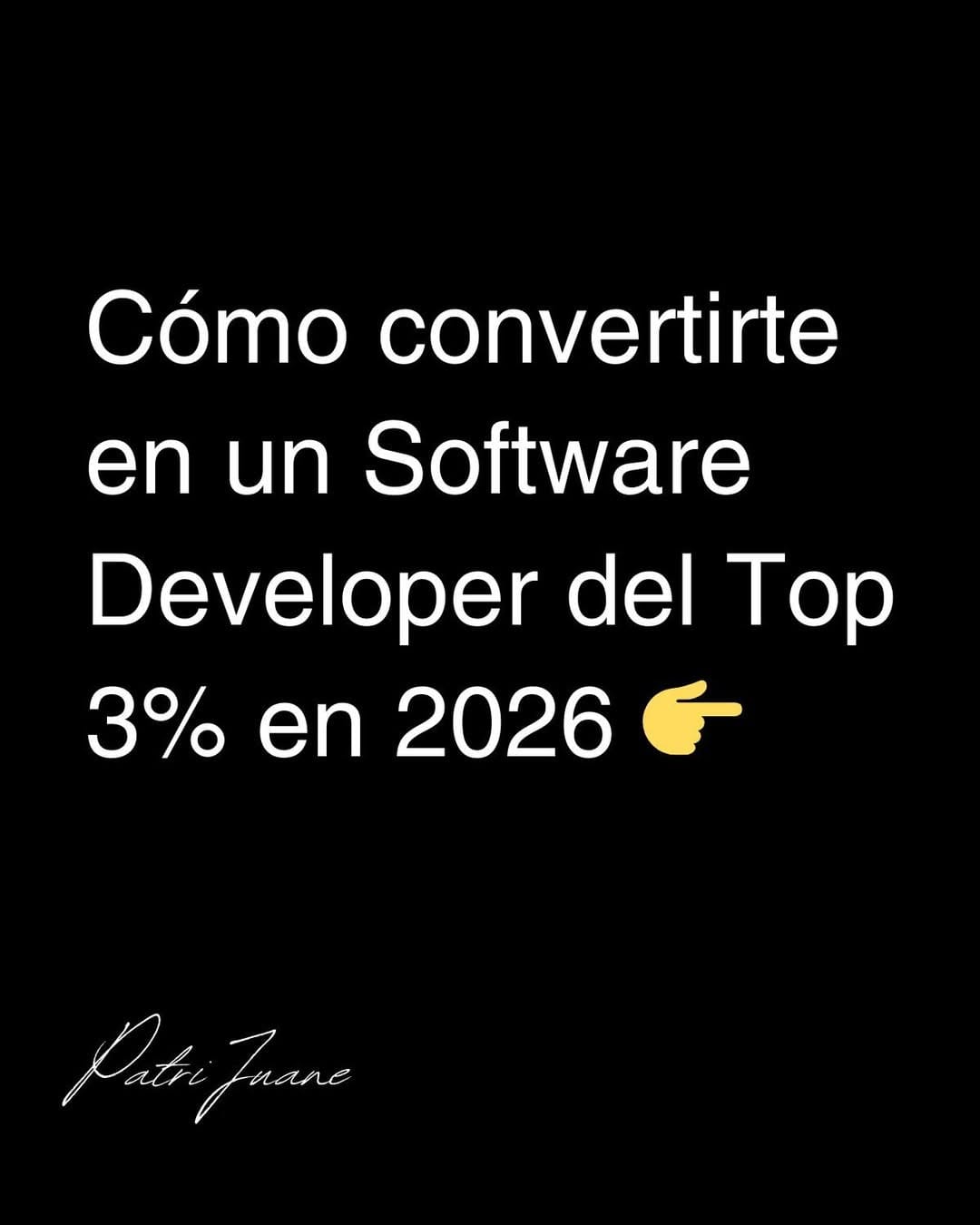 Post 8 by Patri Juane | Software Engineer | Tech & AI on Instagram (carousel)