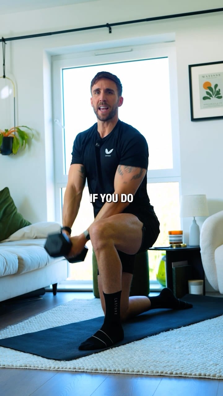 Post 9 by James Stirling - HOME WORKOUTS 💪🏻 on Instagram (video)