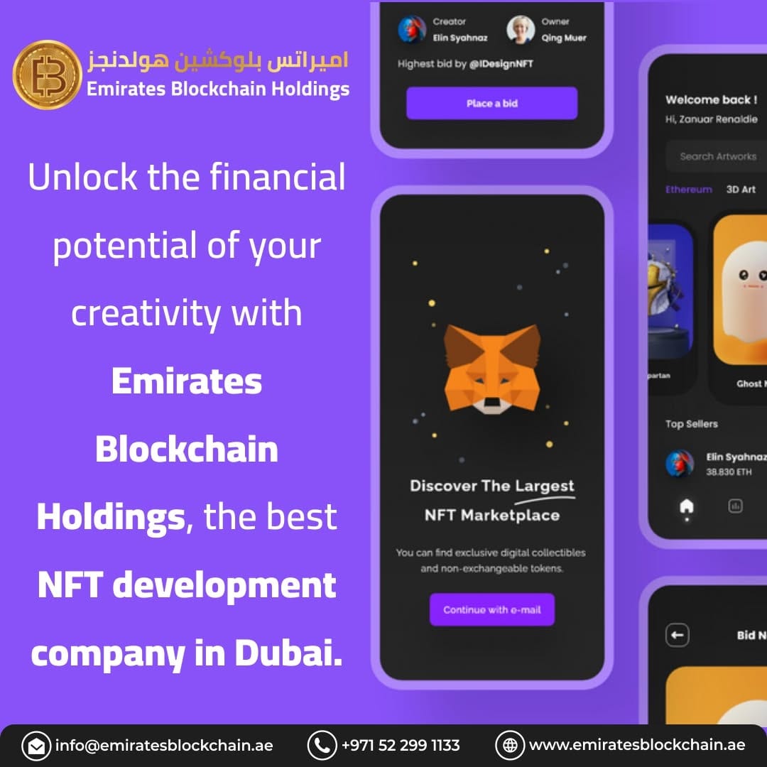 Post 3 by Emirates Blockchain Holdings on Instagram (image)