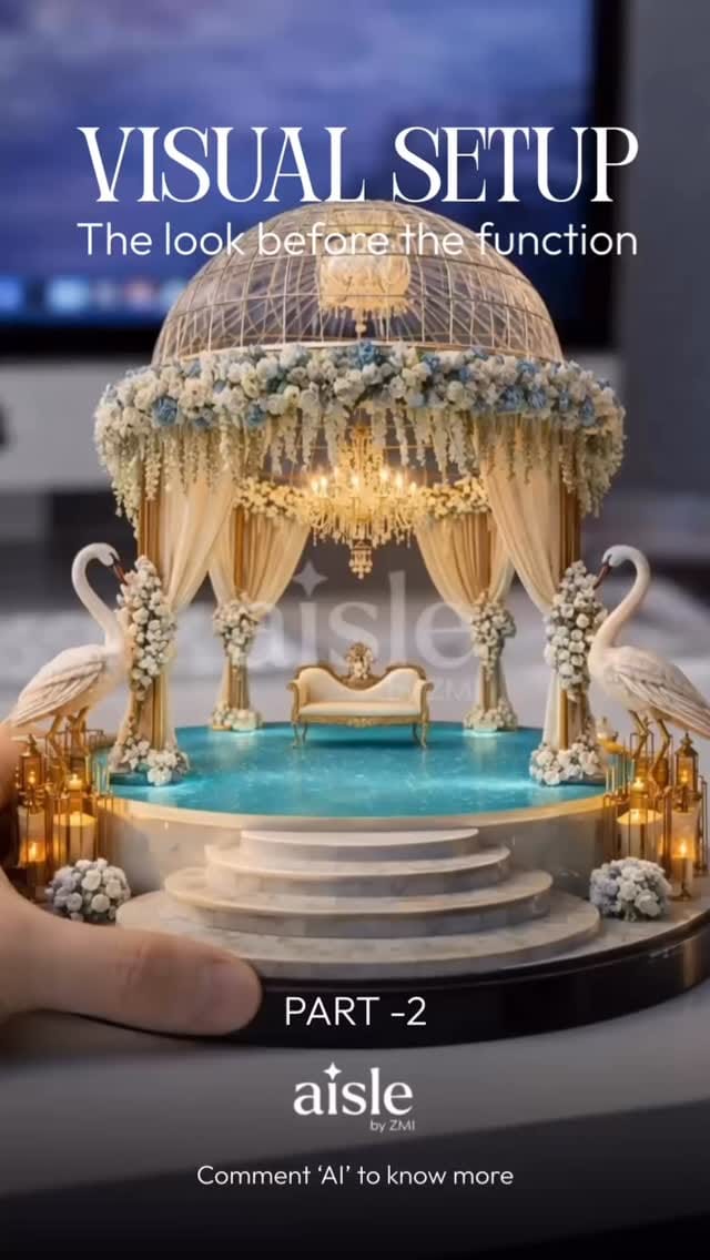 Post 6 by Aisle by ZMI -Event Architects on Instagram (video)