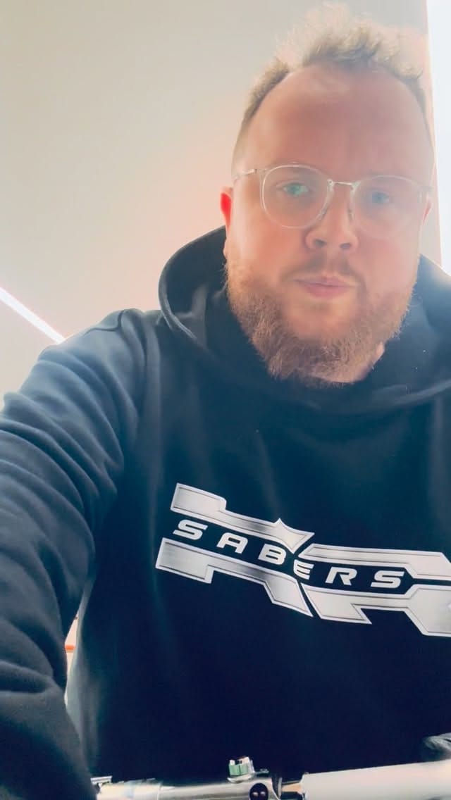 Post 2 by Khal @ KR Sabers on Instagram (video)