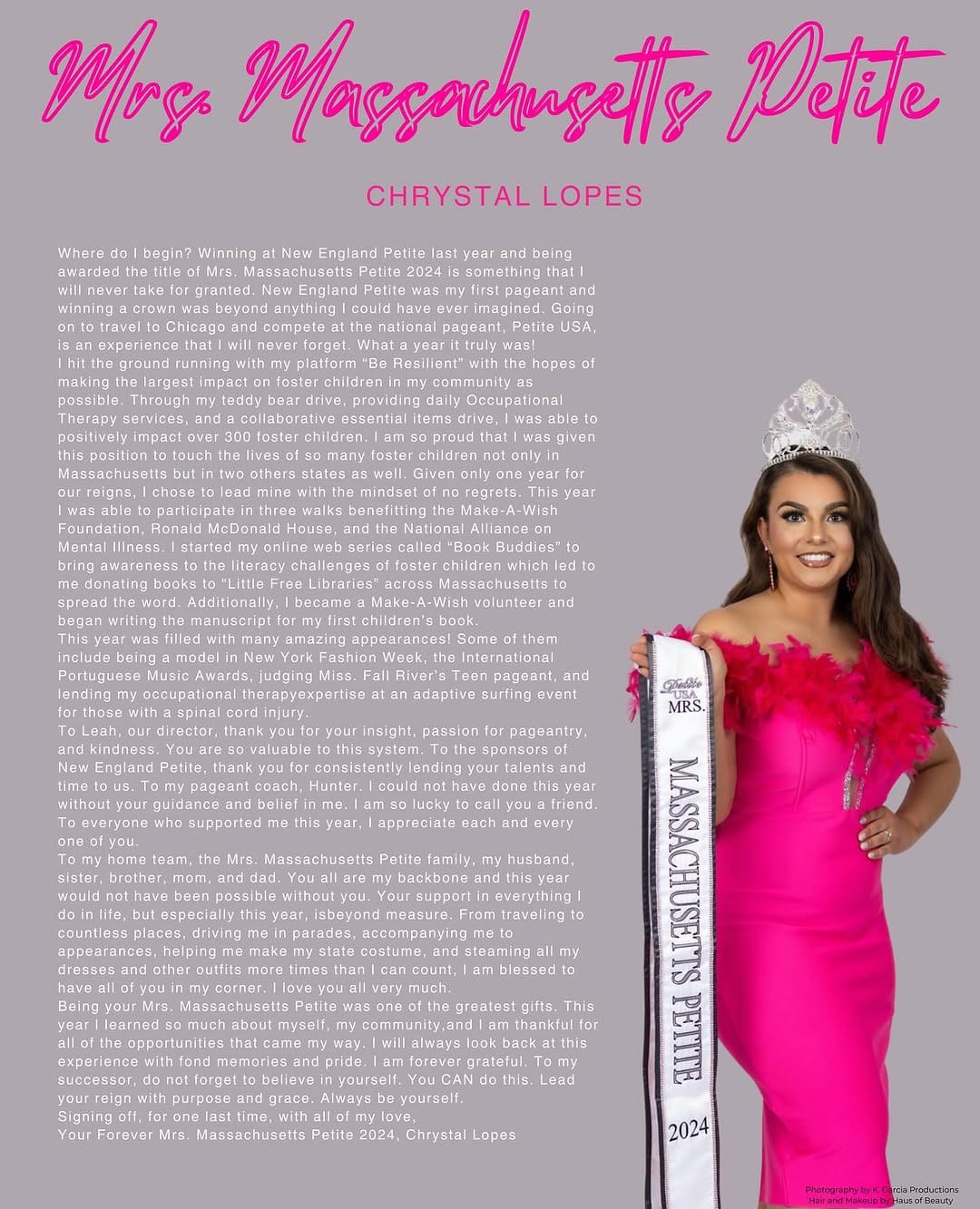 Post 5 by Chrystal Lopes on Instagram (image)