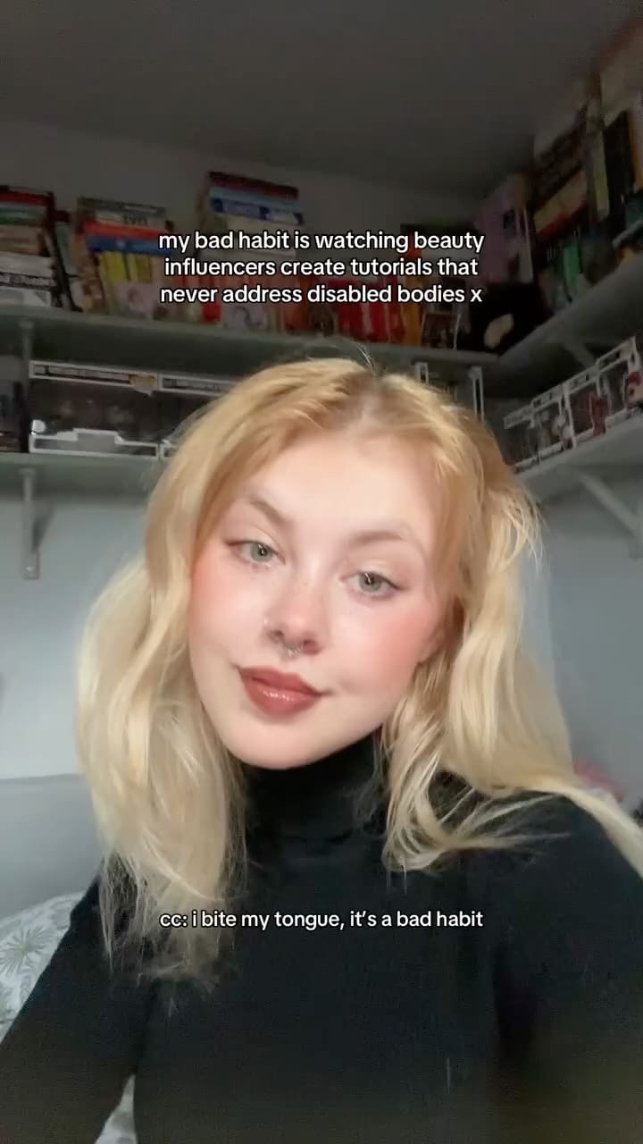 Post 8 by Saskia Müller | Accessible Beauty on Instagram (video)
