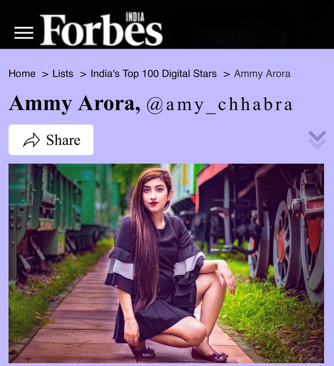 Post 10 by Ammy Arora on Instagram (image)