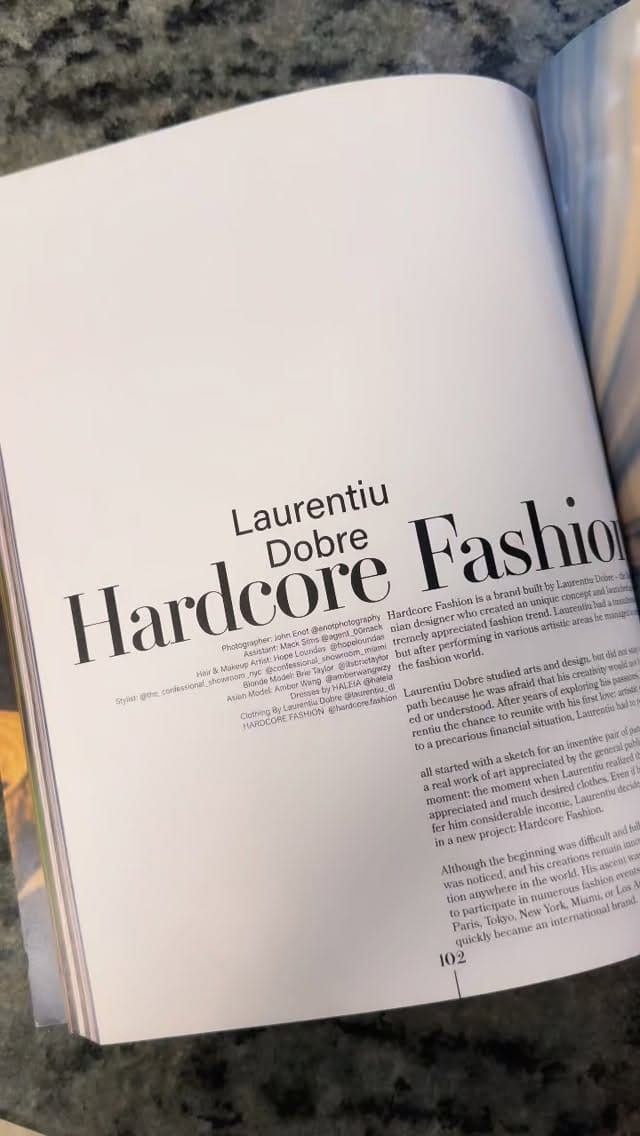 Post 6 by Hardcore Fashion on Instagram (video)