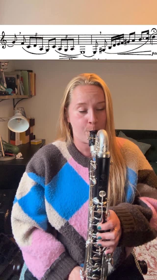 Post 1 by Hannah Shilvock | bass clarinet & yoga on Instagram (video)
