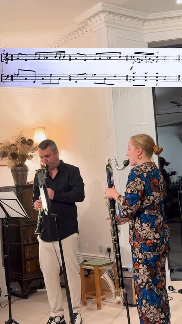 Post 2 by Hannah Shilvock | bass clarinet & yoga on Instagram (video)
