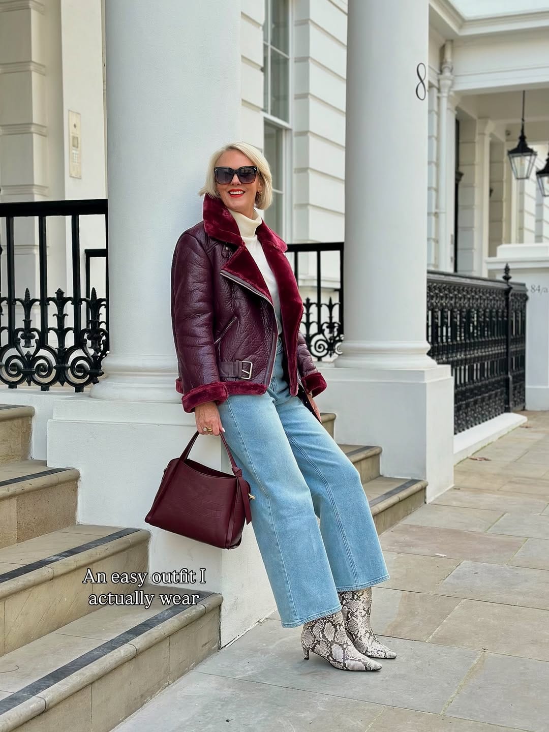 Post 10 by Coral Manson - style over 40 on Instagram (carousel)